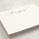 "Flourish" - Personalized Stationery Cards in Ink by Susan Asbill - Detail