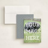 "Portrait Custom" - Personalized Stationery Cards in White by Minted - Assembled