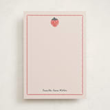 "strawberry" - Personalized Stationery Cards in Candy by Summer Winkelman - Front