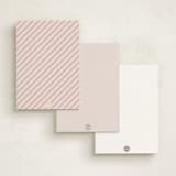 "strawberry" - Personalized Stationery Cards in Candy by Summer Winkelman - Back of Card Options