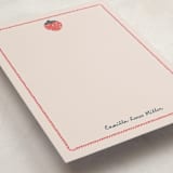 "strawberry" - Personalized Stationery Cards in Candy by Summer Winkelman - Detail