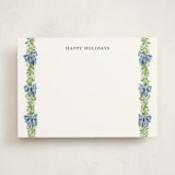 "Plaid bows" - Personalized Stationery Cards in Frosted by Sarah Knight - Front