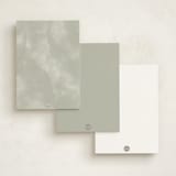 "Cameo" - Personalized Stationery Cards in Sage by Erin L. Wilson - Back of Card Options