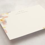 "softly brushed" - Personalized Stationery Cards in Peach by Monika Torun - Detail