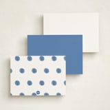 "Sportsy Volleyball" - Personalized Stationery Cards in Ice by Teju Reval - Back of Card Options