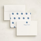 "Sportsy Volleyball" - Personalized Stationery Cards in Ice by Teju Reval - Assembled