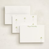 "Hugo Spritz" - Personalized Stationery Cards in Lime by Baumbirdy - Assembled