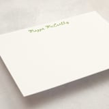 "Hugo Spritz" - Personalized Stationery Cards in Lime by Baumbirdy - Detail