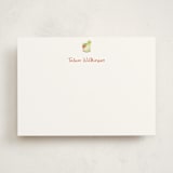 "Spicy Marg (add-on)" - Personalized Stationery Cards in Agave by Baumbirdy - Front
