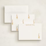 "Ranch Water" - Personalized Stationery Cards in Agave by Baumbirdy - Assembled