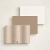 "Hop On By" - Personalized Stationery Cards in Neopolitan by Carolyn MacLaren - Back of Card Options