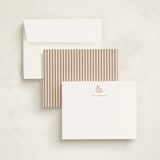 "Hop On By" - Personalized Stationery Cards in Neopolitan by Carolyn MacLaren - Assembled
