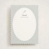 "hochet" - Personalized Stationery Cards in Bluebell by Benita Crandall - Front