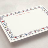 "Little Icons" - Personalized Stationery Cards in Sky by Pati Cascino - Detail
