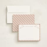 "Flying Bunny" - Personalized Stationery Cards in Petal by Zani van Zyl - Assembled