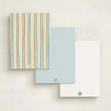 "Whimsical World" - Personalized Stationery Cards in Sky by Ashlee Townsend - Back of Card Options