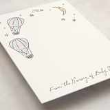 "Whimsical World" - Personalized Stationery Cards in Sky by Ashlee Townsend - Detail