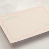 "Frosting" - Personalized Stationery Cards in Blush by Morgan Kendall - Detail
