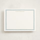 "Forli" - Personalized Stationery Cards in Celeste by Pati Cascino - Front
