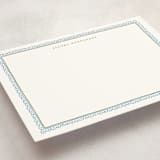 "Forli" - Personalized Stationery Cards in Celeste by Pati Cascino - Detail