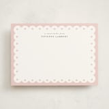 "Southern Charm" - Personalized Stationery Cards in Blush by Shirley Lin Schneider - Front