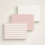 "Southern Charm" - Personalized Stationery Cards in Blush by Shirley Lin Schneider - Back of Card Options
