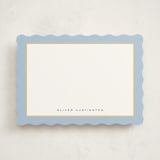 "August" - Personalized Stationery Cards in Sky by Nicoletta Savod - Front