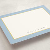 "August" - Personalized Stationery Cards in Sky by Nicoletta Savod - Detail