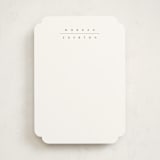 "the edit" - Personalized Stationery Cards in Noir by Sara Hicks Malone - Front