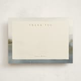 "Brittanica" - Personalized Stationery Cards in Mist by Robert and Stella - Front