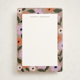 "Poppies" - Personalized Stationery Cards in Latte by Cass Loh - Front
