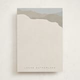 "Mountain View" - Personalized Stationery Cards in Stone by Erin German - Front