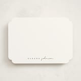"modern classic" - Personalized Stationery Cards in Ink by Brianne Larsen - Front