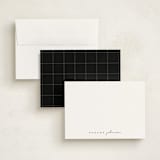 "modern classic" - Personalized Stationery Cards in Ink by Brianne Larsen - Assembled