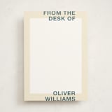 "Boldish" - Personalized Stationery Cards in Ocean by Owl and Toad - Front