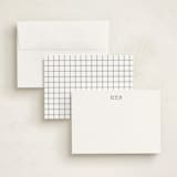 "Ascot" - Personalized Stationery Cards in Cadet Blue by Megan Davis - Assembled