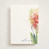 "Big Bloom" - Personalized Stationery Cards in Petal by sue prue - Front