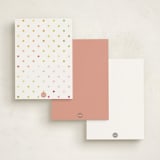 "Big Bloom" - Personalized Stationery Cards in Petal by sue prue - Back of Card Options
