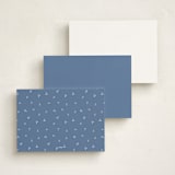 "Framed in Floral" - Personalized Stationery Cards in Delft by Heather Cairl - Back of Card Options