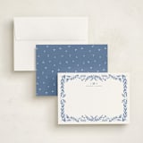 "Framed in Floral" - Personalized Stationery Cards in Delft by Heather Cairl - Assembled