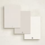 "Cornered" - Personalized Stationery Cards in Cinders by Sara Hicks Malone - Back of Card Options