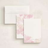 "Offshore" - Personalized Stationery Cards in Coral by Creo Study - Assembled