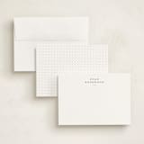 "Softspoken" - Personalized Stationery Cards in Cloud by Sara Hicks Malone - Assembled