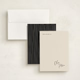 "Signed" - Personalized Stationery Cards in Champagne by JoAnn Jinks - Assembled