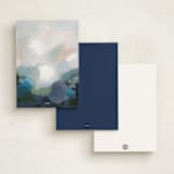 "Light Seeker" - Personalized Stationery Cards in Bahama by Nicole Walsh - Back of Card Options