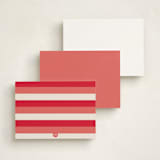 "simple bold name" - Personalized Stationery Cards in Latte by Lori Wemple - Back of Card Options