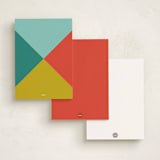"Oval-blocked" - Personalized Stationery Cards in Gumdrops by Stacey Day - Back of Card Options