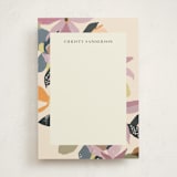 "flower press" - Personalized Stationery Cards in Mauve by Peony Rose Design - Front
