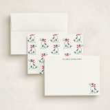 "Pawfect" - Personalized Stationery Cards in Evergreen by Megan Davis - Assembled