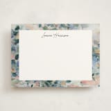 "Morning Light" - Personalized Stationery Cards in Fresh Blue by Sonal Nathwani - Front